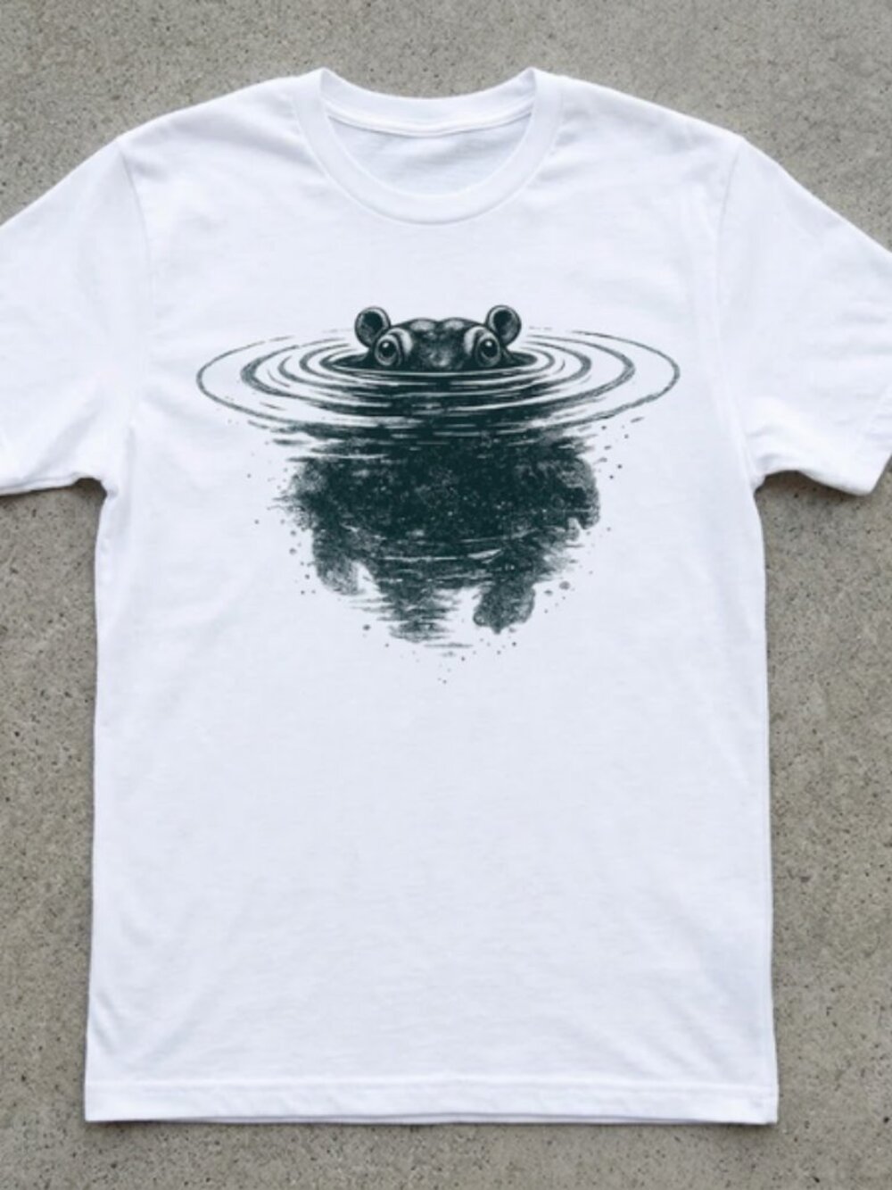 Funny Hippopotamus Underwater Shirt